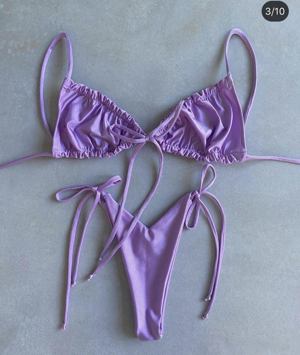 Bas maillot de bain bikini triangle femme maillot de bain à ficelle femme deux pièces maillot de bain licou maillot de bain triangle bikini imprimé femme ensemble deux pièces maillot de bain push-up nouveau
