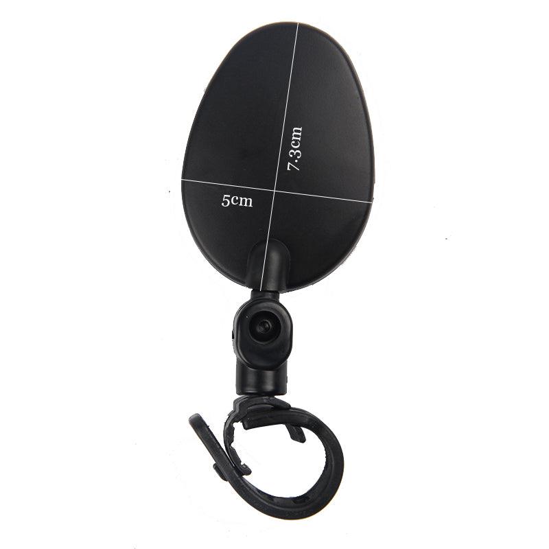 Rétroviseur de vélo universel pour guidon Rétroviseur rotatif à 360 degrés pour vélo Accessoires de cyclisme Rétroviseur arrière de vélo réglable Rétroviseurs rotatifs à 360° fixés au guidon Miroir en verre Rétroviseur universel