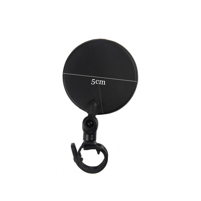 Rétroviseur de vélo universel pour guidon Rétroviseur rotatif à 360 degrés pour vélo Accessoires de cyclisme Rétroviseur arrière de vélo réglable Rétroviseurs rotatifs à 360° fixés au guidon Miroir en verre Rétroviseur universel