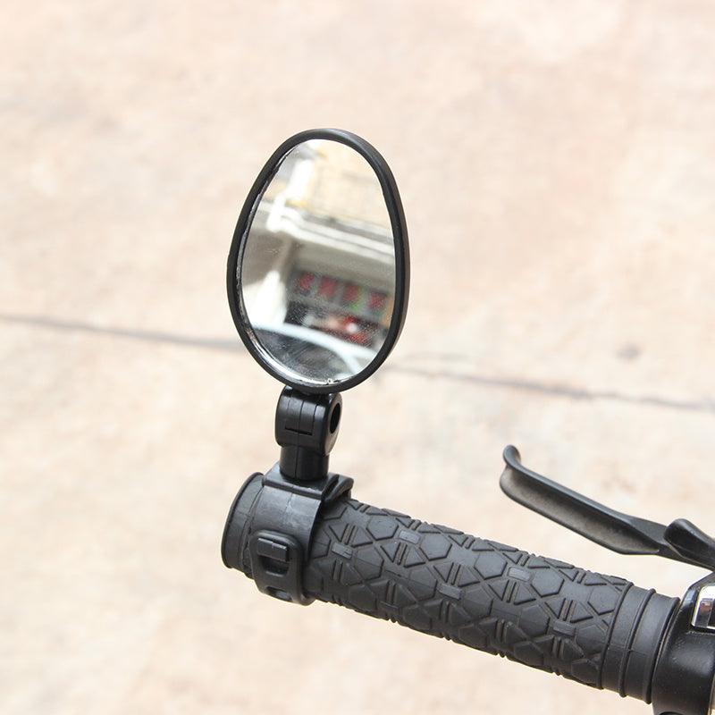 Rétroviseur de vélo universel pour guidon Rétroviseur rotatif à 360 degrés pour vélo Accessoires de cyclisme Rétroviseur arrière de vélo réglable Rétroviseurs rotatifs à 360° fixés au guidon Miroir en verre Rétroviseur universel