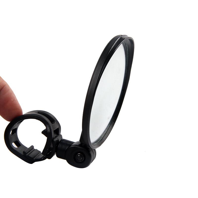 Rétroviseur de vélo universel pour guidon Rétroviseur rotatif à 360 degrés pour vélo Accessoires de cyclisme Rétroviseur arrière de vélo réglable Rétroviseurs rotatifs à 360° fixés au guidon Miroir en verre Rétroviseur universel