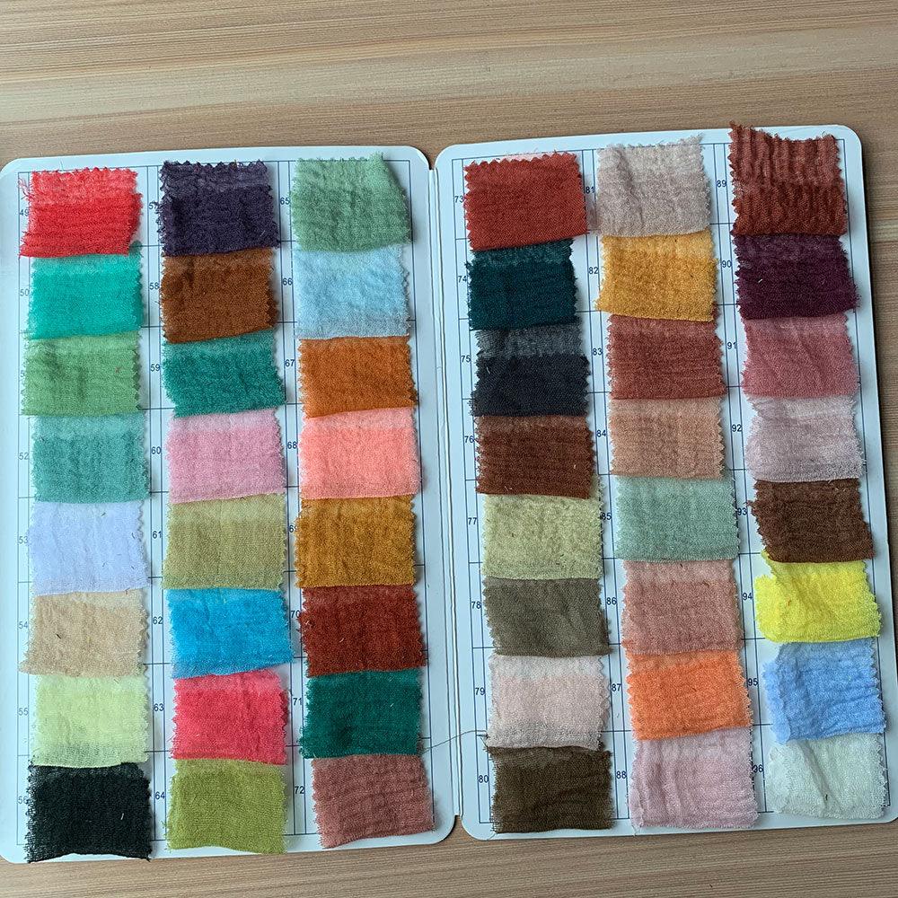 Écharpe légère et douce de mode, en coton et lin froissé, châle, hijab pour femme musulmane, turbans, vêtements islamiques, couvre-chef pour femme