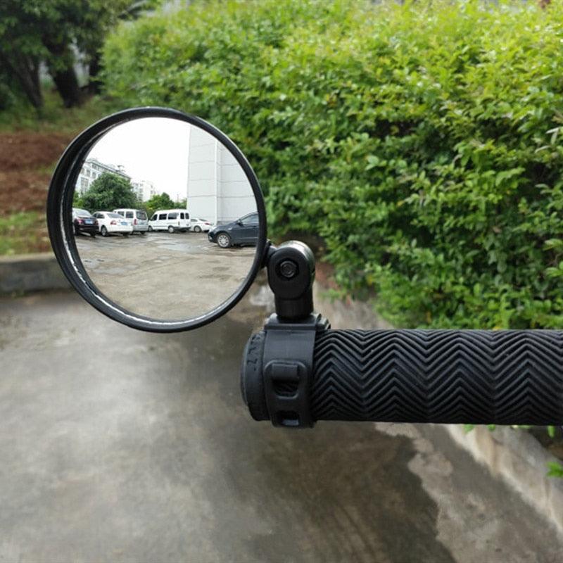 1 Rétroviseur Universel pour Vélo, Réglable, Rotatif, Grand Angle, pour Cyclisme, Arrière, Rétroviseurs Réglables et Rotatifs, Antichoc, Grand Angle, en Acrylique Convexe, Miroir de Sécurité Extérieur pour VTT et Vélo de Route