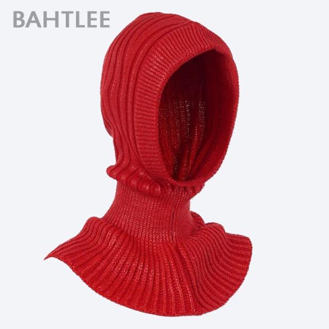 Cagoule d'hiver tricotée en laine pour femme, écharpe, cache-cou, masque de moto d'hiver, masque facial de moto chaud thermique en tricot, masque de ski chaud coupe-vent pour le cyclisme, la chasse, la pêche, le airsoft tactique
