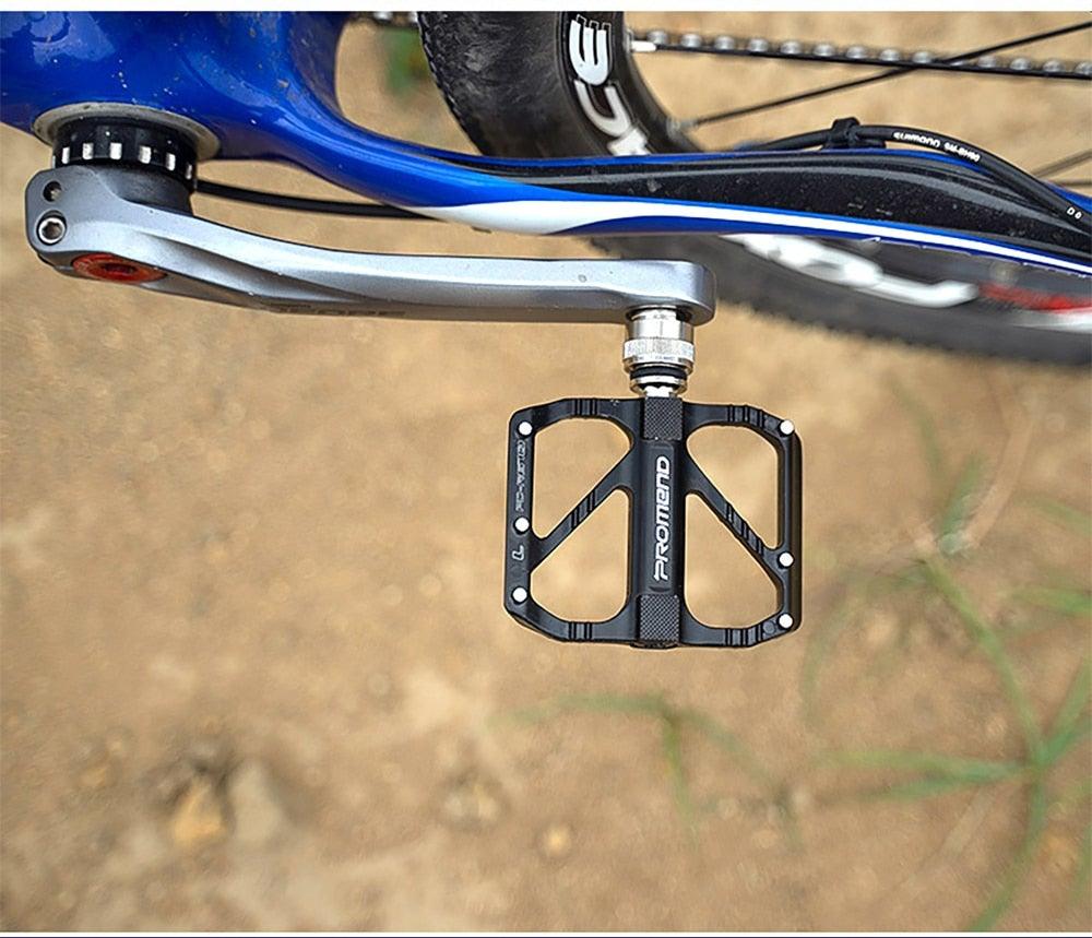 Pédale de vélo ultralégère à 3 roulements, pédale antidérapante, roulement à dégagement rapide en alliage d'aluminium, accessoires de vélo, pédales de VTT antidérapantes, légères, en alliage d'aluminium avec roulement étanche pour vélo de route et VTT