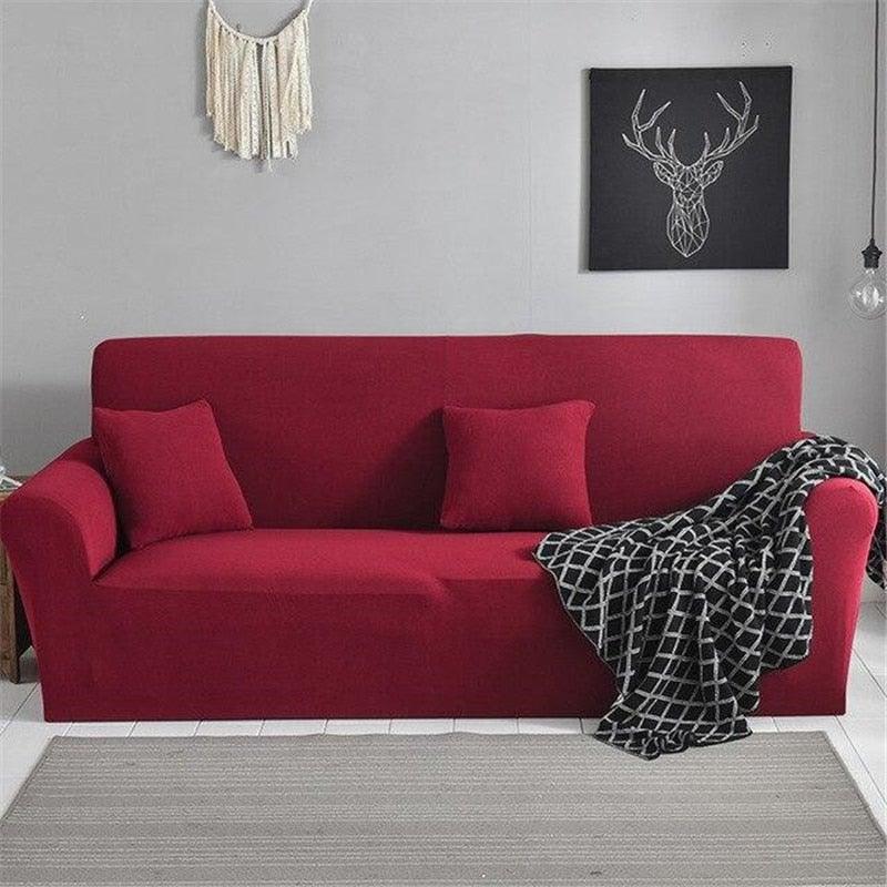 Housses de canapé élastiques pour salon, housses extensibles pour canapé d'angle en forme de L, housses de fauteuil 1/2/3/4 places, housses de protection élastiques élégantes imprimées pour canapé d'angle, protecteur de meubles pour salon