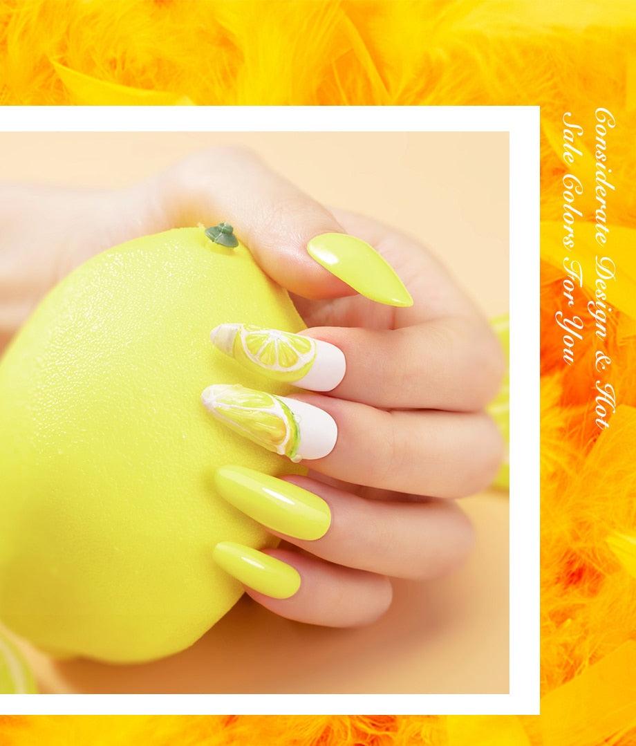 Nouveau Vernis à Ongles Gel Populaire pour Femmes, UV LED Permanent Effet Mat Brillant, Design de Luxe pour Femmes et Filles