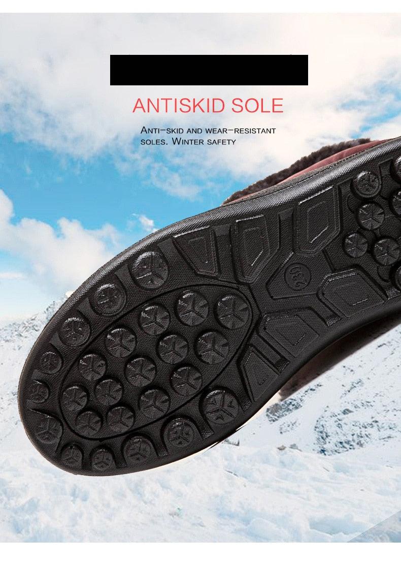 Bottes de Neige pour Femmes, Chaudes, Courtes, en Peluche, Bottines d'Hiver Confortables, à Fermeture Éclair, Chaussures Chaudes Antidérapantes, Doublées Fourrure, Courtes, Imperméables, Faciles à Enfiler, Légères pour l'Extérieur