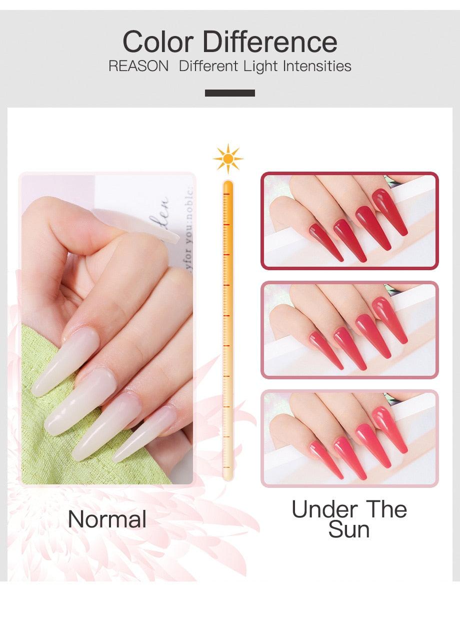 Nouveau Gel de Polissage Populaire pour Ongles 15ml Gel d'Extension UV pour Ongles Permanente Nail Art Manucure Design Gel à la Mode pour Femmes