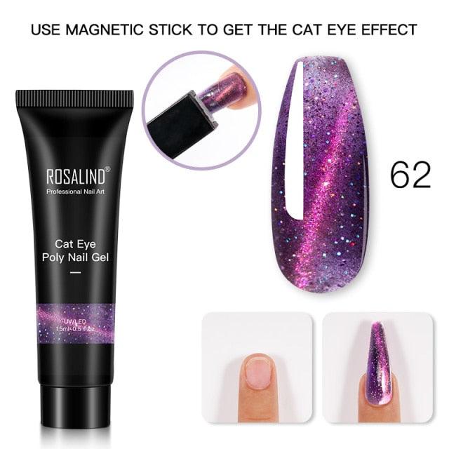 Nouveau Gel de Polissage Populaire pour Ongles 15ml Gel d'Extension UV pour Ongles Permanente Nail Art Manucure Design Gel à la Mode pour Femmes