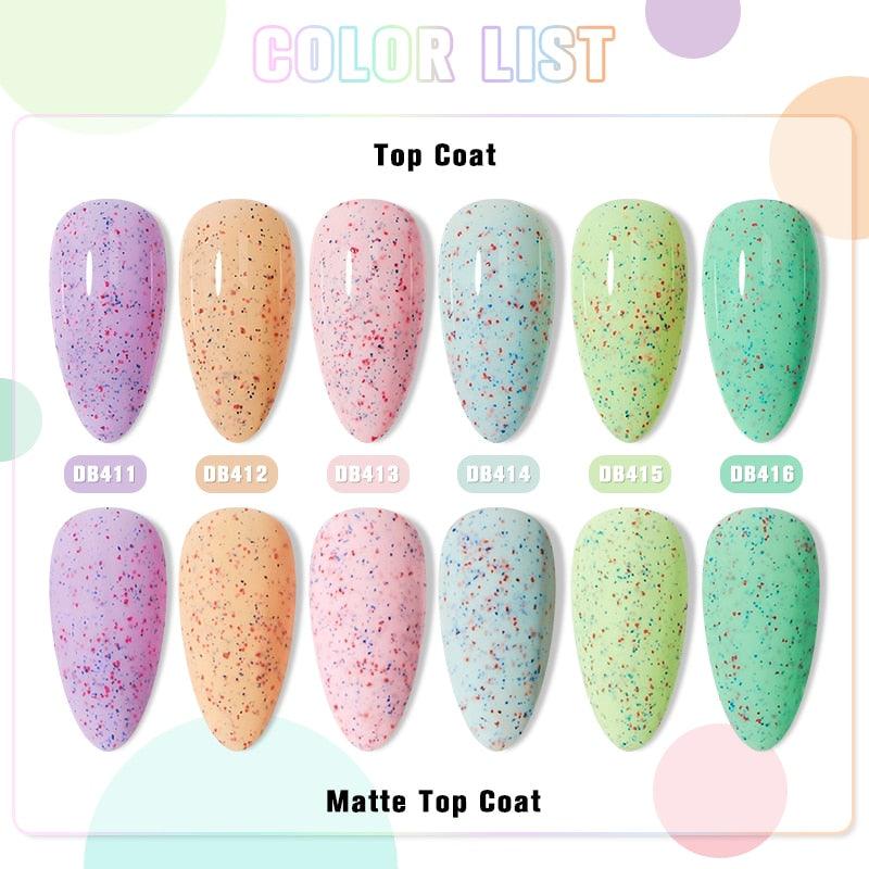 TENDANCE Populaire Luxe Intéressant Gel Ongles Vernis à Ongles Permanent Gel Coquille d'Œuf Gel Vernis à Ongles Design Luxe Coquille d'Œuf Pour Femmes et Filles