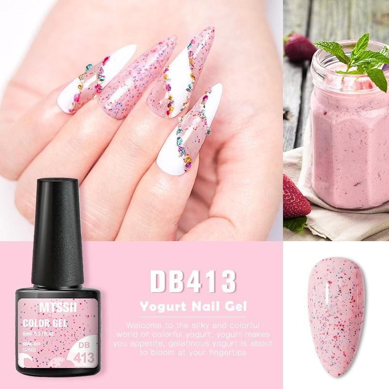 TENDANCE Populaire Luxe Intéressant Gel Ongles Vernis à Ongles Permanent Gel Coquille d'Œuf Gel Vernis à Ongles Design Luxe Coquille d'Œuf Pour Femmes et Filles