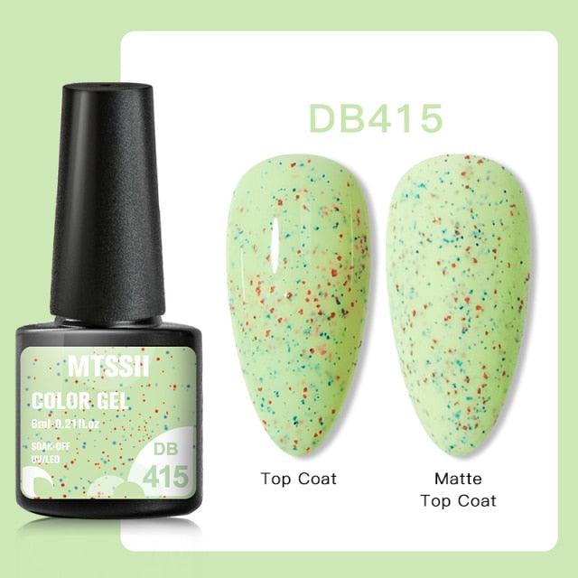 TENDANCE Populaire Luxe Intéressant Gel Ongles Vernis à Ongles Permanent Gel Coquille d'Œuf Gel Vernis à Ongles Design Luxe Coquille d'Œuf Pour Femmes et Filles