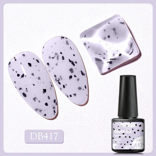 TENDANCE Populaire Luxe Intéressant Gel Ongles Vernis à Ongles Permanent Gel Coquille d'Œuf Gel Vernis à Ongles Design Luxe Coquille d'Œuf Pour Femmes et Filles