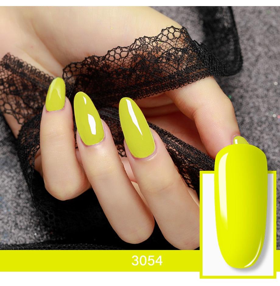 Vernis à Ongles Gel Brillant Femme Peinture Permanente Effet Brillant Mat Pour Manucure Nail Art Design Pour Femmes et Filles