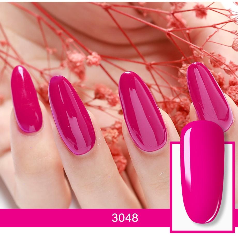 Vernis à Ongles Gel Brillant Femme Peinture Permanente Effet Brillant Mat Pour Manucure Nail Art Design Pour Femmes et Filles
