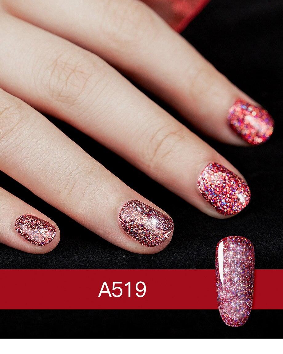 Vernis à ongles gel brillant en cristal moderne de luxe Peinture des ongles Art Design Gel manucure diamant Design de luxe pour femmes et filles