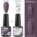 Vernis à ongles en gel de luxe, permanent, brillant, mat, effet œuf, élégant, design coquille d'œuf pour femmes et dames