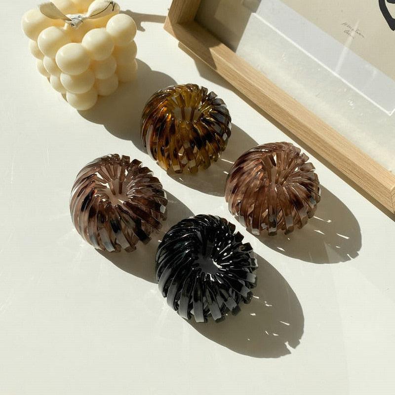 Nouvelles griffes à cheveux chignon pour femmes, pince à cheveux en forme de queue de cheval, nid d'oiseau extensible, accessoires de cheveux pour femmes, accessoires de cheveux queue de cheval pour femmes