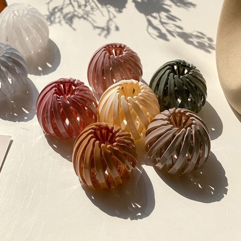 Nouvelles griffes à cheveux chignon pour femmes, pince à cheveux en forme de queue de cheval, nid d'oiseau extensible, accessoires de cheveux pour femmes, accessoires de cheveux queue de cheval pour femmes