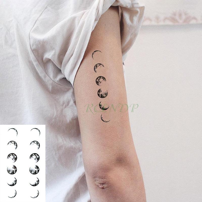 Autocollant de tatouage temporaire étanche pour animaux Loup Tatouage moderne Pied Cou Tatouages de luxe pour hommes et femmes