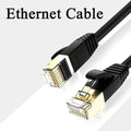 Câble Ethernet Super Rapide CAT8 2021 Câble Réseau Lan RJ45 FTP Pour RJ45 Cat8 Cordon de Brassage Compatible Câble Modem Routeur Ethernet Haute Vitesse Pour Routeur Téléviseur