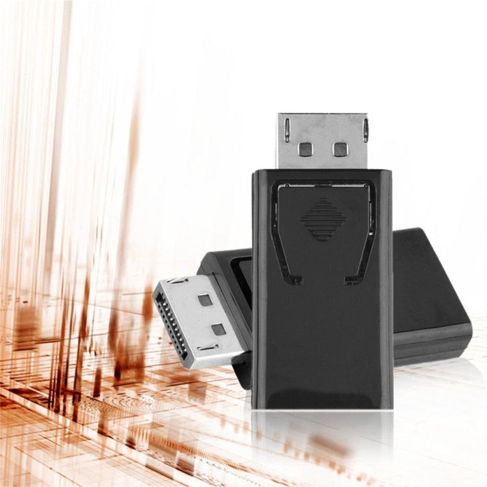 Adaptateur 4K DP vers HDMI-compatible 1080P et connecteur vidéo audio DP vers HDMI-compatible DP pour moniteur de PC portable projecteur