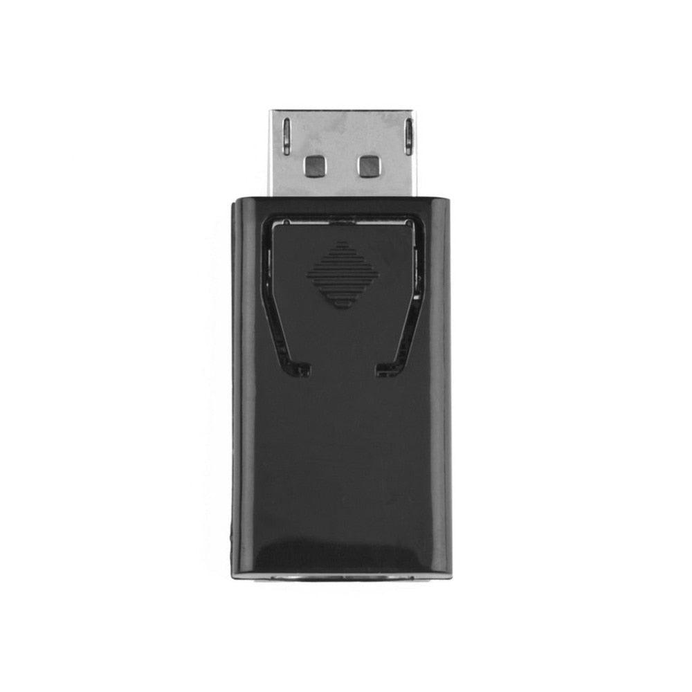 Adaptateur 4K DP vers HDMI-compatible 1080P et connecteur vidéo audio DP vers HDMI-compatible DP pour moniteur de PC portable projecteur