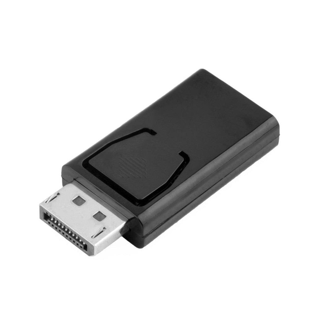 Adaptateur 4K DP vers HDMI-compatible 1080P et connecteur vidéo audio DP vers HDMI-compatible DP pour moniteur de PC portable projecteur