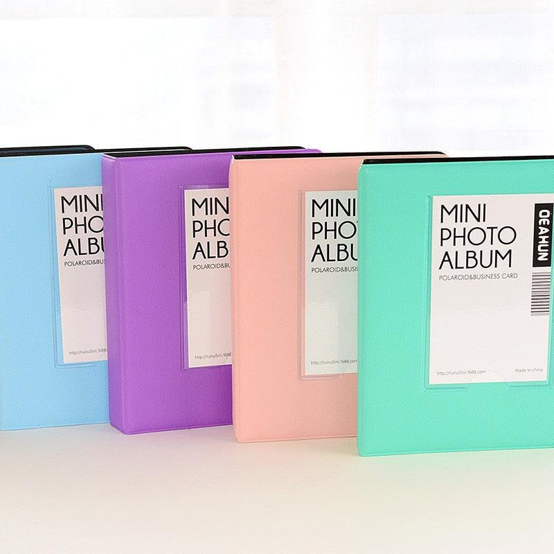 Mini album photo instantané Polaroid 64 pochettes pour film Mini 7s 8 25 50s 90, album Polaroid rechargeable, cadeau de Saint-Valentin, cadeau d'anniversaire