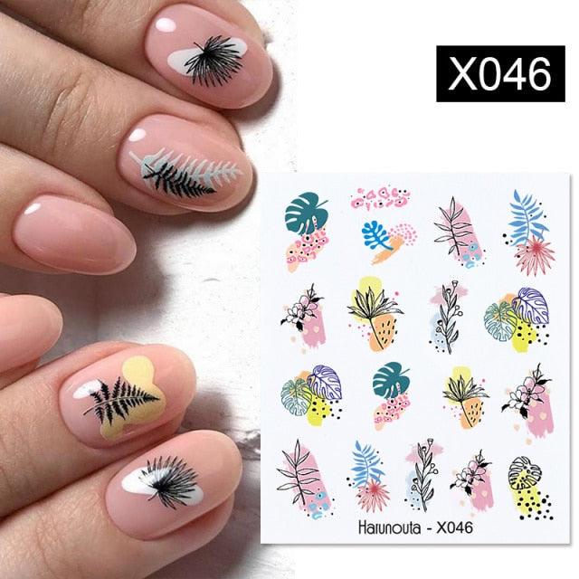 Décalcomanies à l'eau fruits d'été Kiwi Banane Fraise Fleur Alphabet Feuilles Autocollants Nail Art Wraps Curseur Décorations Tranches Nail Art Fruits 3D, Fournitures Nail Art Slime Fruits d'été Décorations Nail Art Flocons de Fruits Accessoires Nail