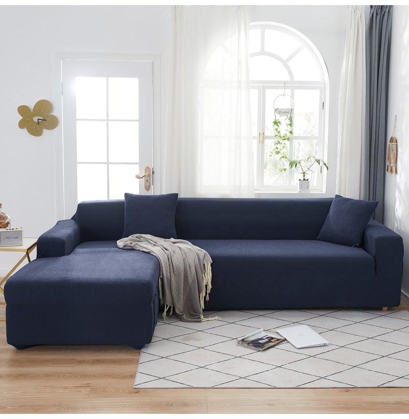 Housses de canapé élastiques élégantes pour salon, méridienne, canapé d'angle en forme de L, housse de fauteuil extensible, protecteur de meubles, housse de canapé en forme de L, housse de canapé sectionnel pour salon, housse de méridienne en tissu