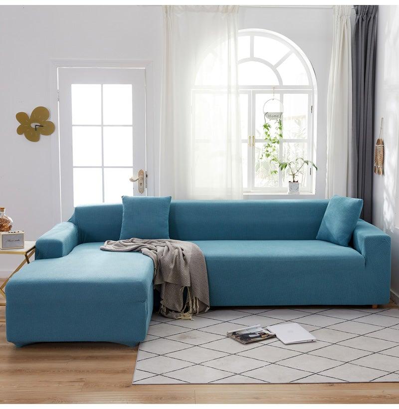 Housses de canapé élastiques élégantes pour salon, méridienne, canapé d'angle en forme de L, housse de fauteuil extensible, protecteur de meubles, housse de canapé en forme de L, housse de canapé sectionnel pour salon, housse de méridienne en tissu
