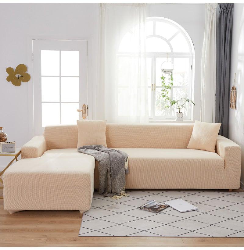 Housses de canapé élastiques élégantes pour salon, méridienne, canapé d'angle en forme de L, housse de fauteuil extensible, protecteur de meubles, housse de canapé en forme de L, housse de canapé sectionnel pour salon, housse de méridienne en tissu