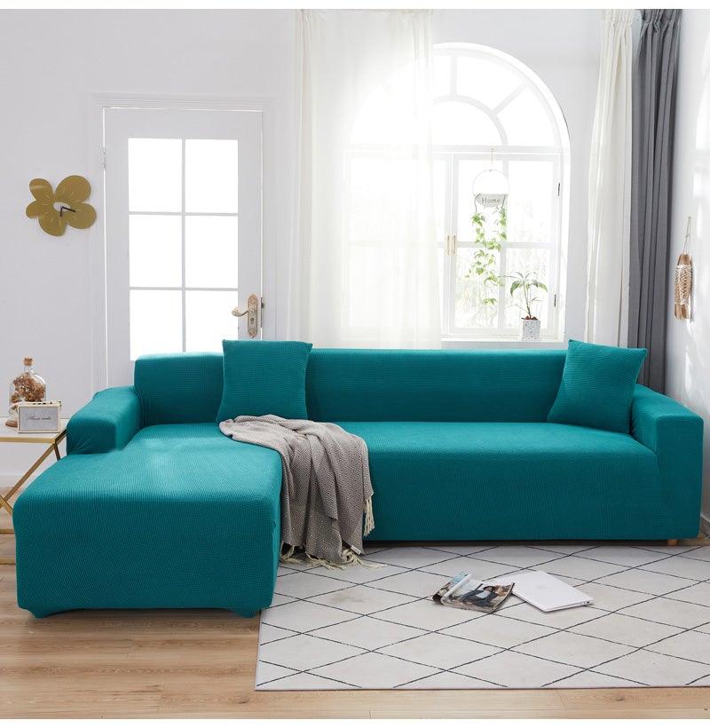 Housses de canapé élastiques élégantes pour salon, méridienne, canapé d'angle en forme de L, housse de fauteuil extensible, protecteur de meubles, housse de canapé en forme de L, housse de canapé sectionnel pour salon, housse de méridienne en tissu