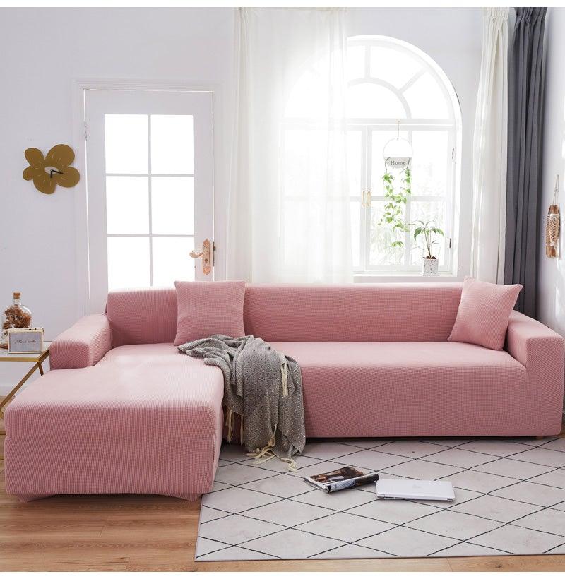 Housses de canapé élastiques élégantes pour salon, méridienne, canapé d'angle en forme de L, housse de fauteuil extensible, protecteur de meubles, housse de canapé en forme de L, housse de canapé sectionnel pour salon, housse de méridienne en tissu
