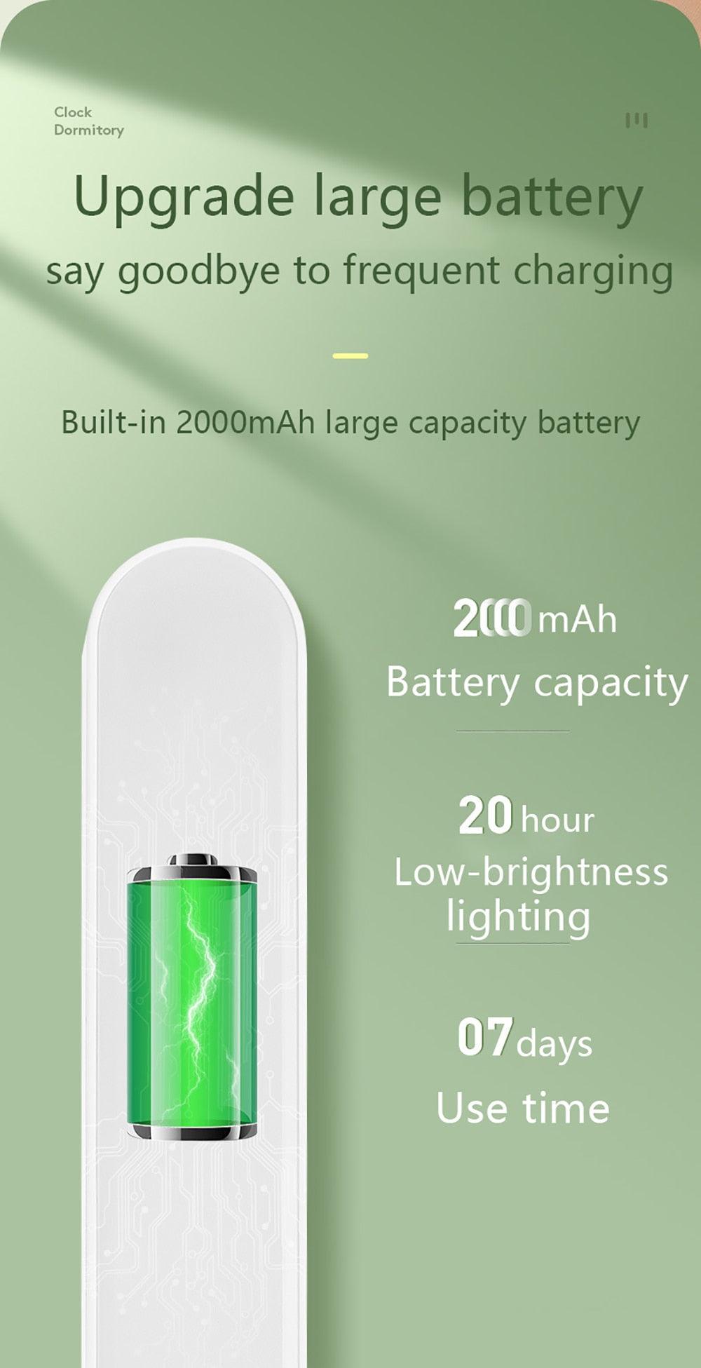 Lampe de table Lampe de bureau USB Lampe de chevet LED magnétique Lampe de bureau pour étude ou bureau Rechargeable Lampe de chambre de chevet pour enfants Lampe de table décorative Jolies lampes d'étude pour la décoration de la chambre