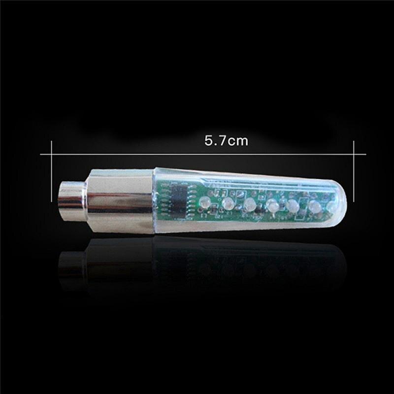Roues lumineuses de vélo à double détection, lampe LED de VTT bilatérale, lumières de roue de vélo clignotantes au néon, lampe phosphorescente pour la sécurité de nuit, feux de vélo pour le cyclisme de nuit