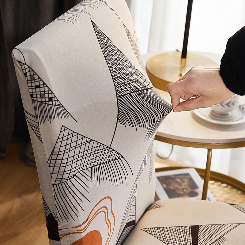 Housse de chaise en spandex, amovible, anti-saleté, pour cuisine, banquet, mariage, dîner, restaurant. Housse de chaise de salle à manger en spandex extensible, amovible et lavable, protection de chaise de salle à manger, housse de siège.