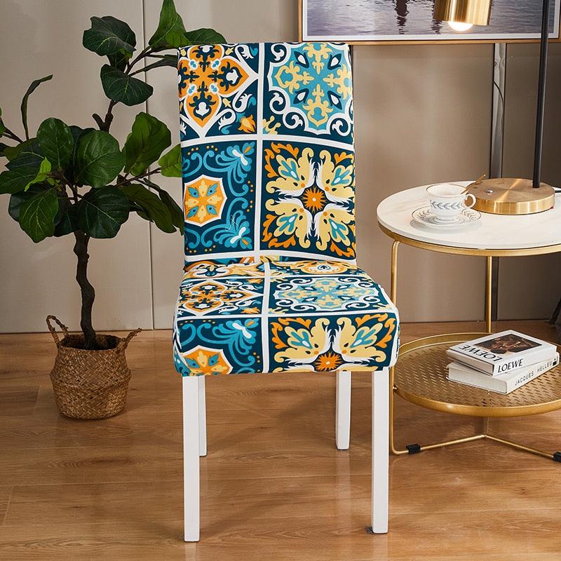 Housse de chaise en spandex, amovible, anti-saleté, pour cuisine, banquet, mariage, dîner, restaurant. Housse de chaise de salle à manger en spandex extensible, amovible et lavable, protection de chaise de salle à manger, housse de siège.