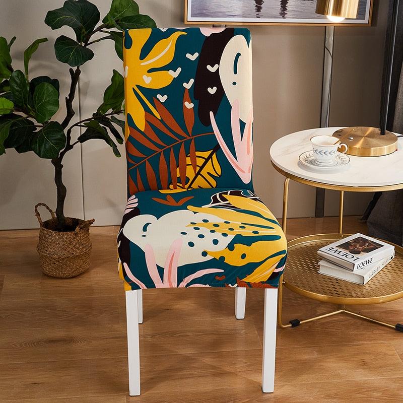 Housse de chaise en spandex, amovible, anti-saleté, pour cuisine, banquet, mariage, dîner, restaurant. Housse de chaise de salle à manger en spandex extensible, amovible et lavable, protection de chaise de salle à manger, housse de siège.