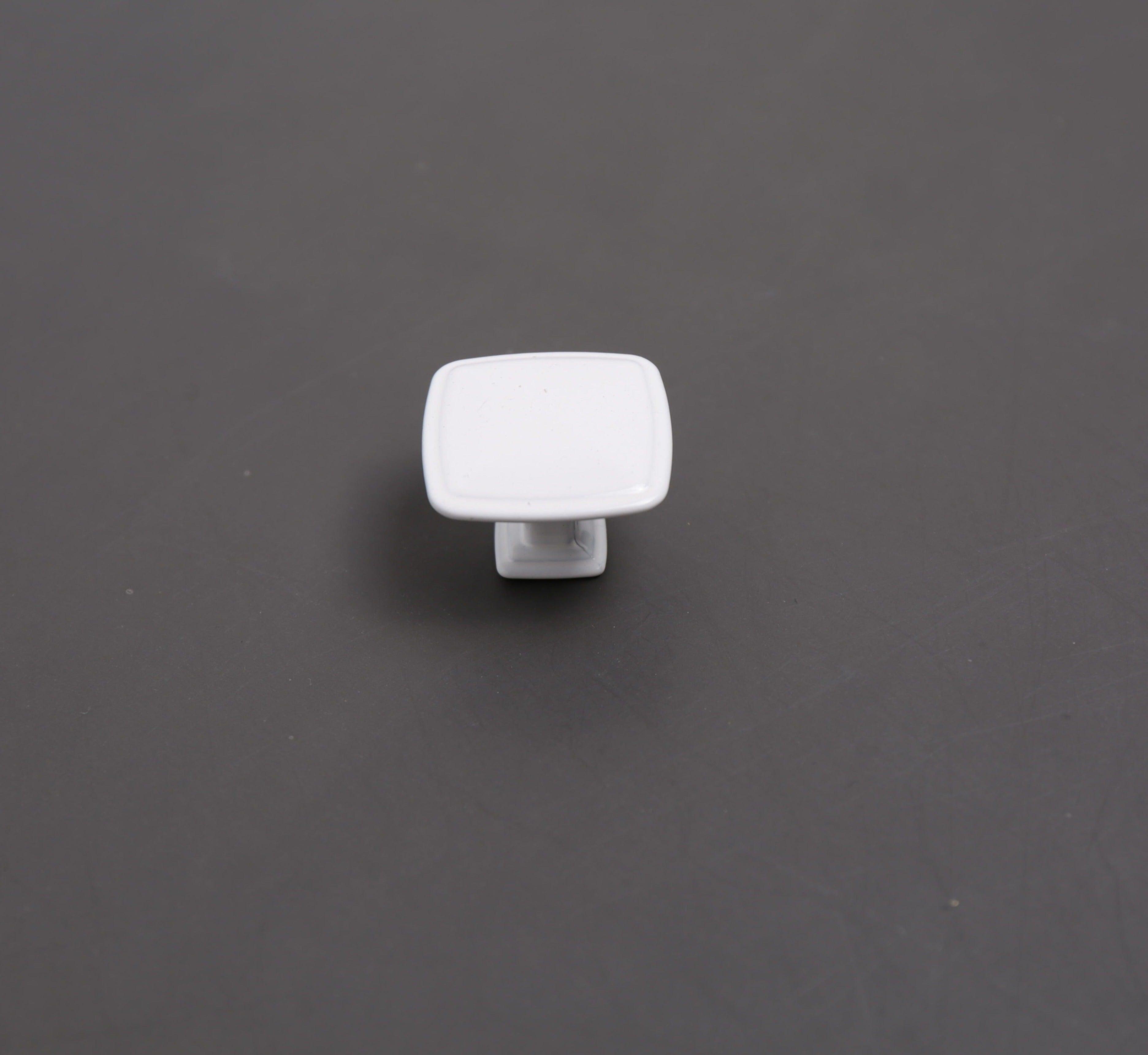 Poignées de tiroir, armoire, meubles de cuisine, poignées pour bouton d'armoire, tiroir, meubles, cuisine, bouton de simplicité, blanc, acier inoxydable, tube creux, barres de traction, bouton d'armoire pour quincaillerie de meubles de cuisine