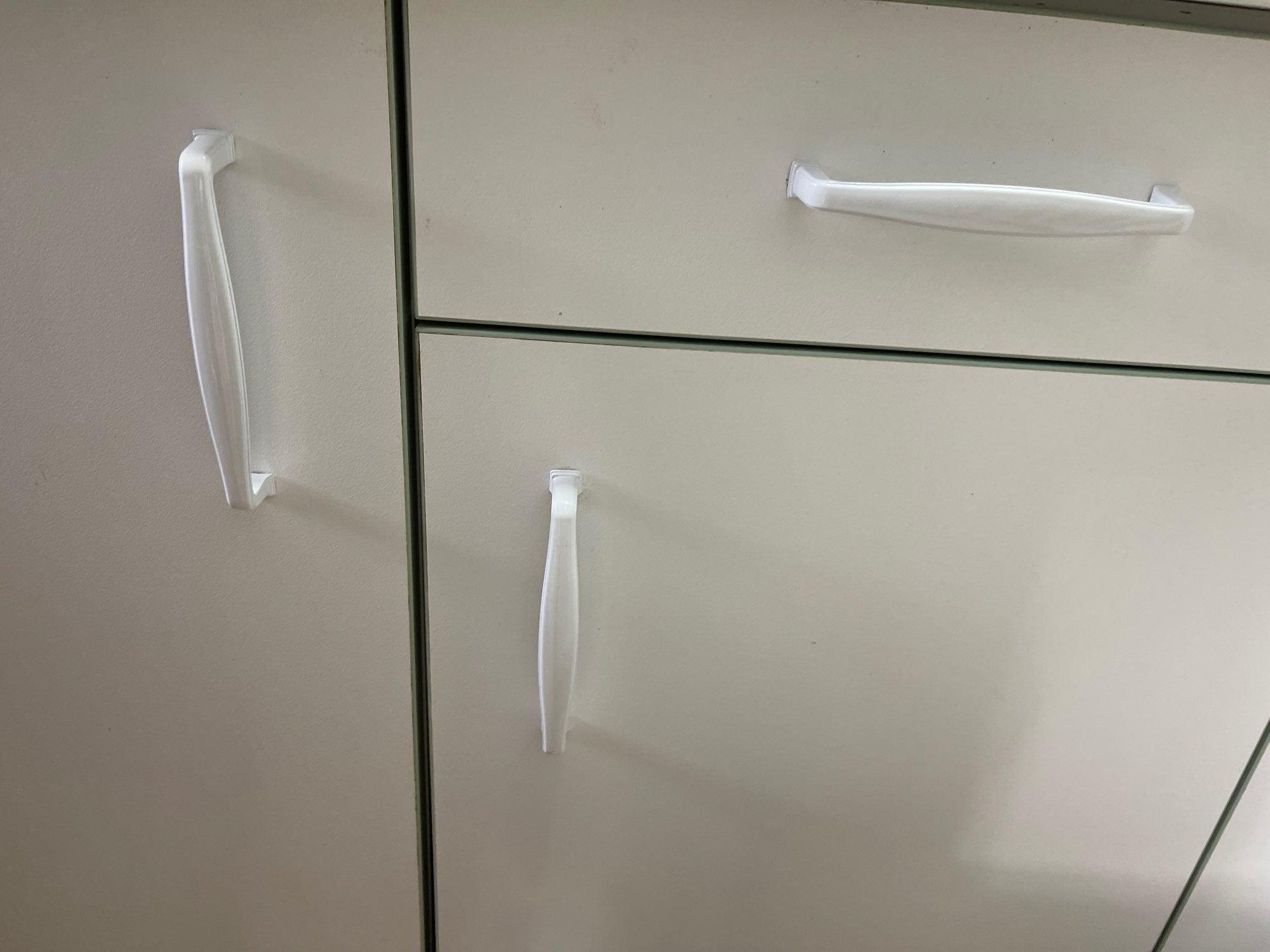 Poignées de tiroir, armoire, meubles de cuisine, poignées pour bouton d'armoire, tiroir, meubles, cuisine, bouton de simplicité, blanc, acier inoxydable, tube creux, barres de traction, bouton d'armoire pour quincaillerie de meubles de cuisine