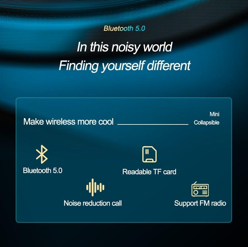 Écouteurs de sport sans fil avec lecteur de musique intégré, étanches à la sueur, radio FM, casque sans fil Bluetooth, écouteurs Bluetooth 5.0 pour le sport, l'extérieur, l'entraînement, mains libres pour la course à pied