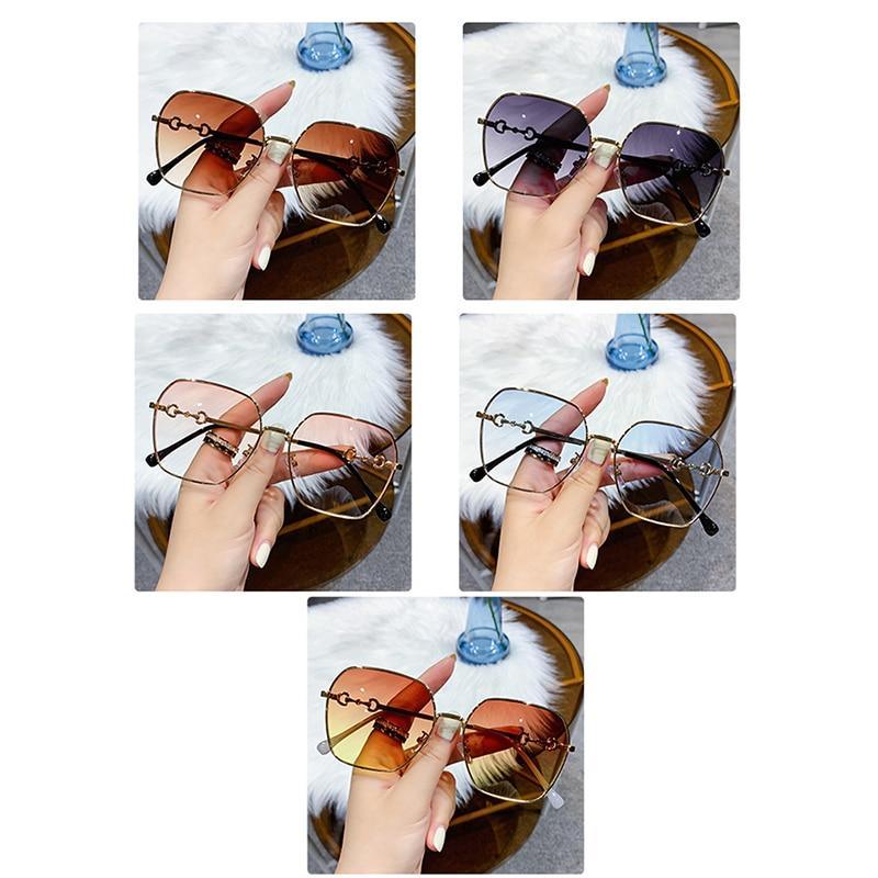 Petites lunettes de soleil ovales rétro pour hommes et femmes, avec verres miroirs polygonaux, style coréen et tendance, nouvelle personnalité, protection UV.