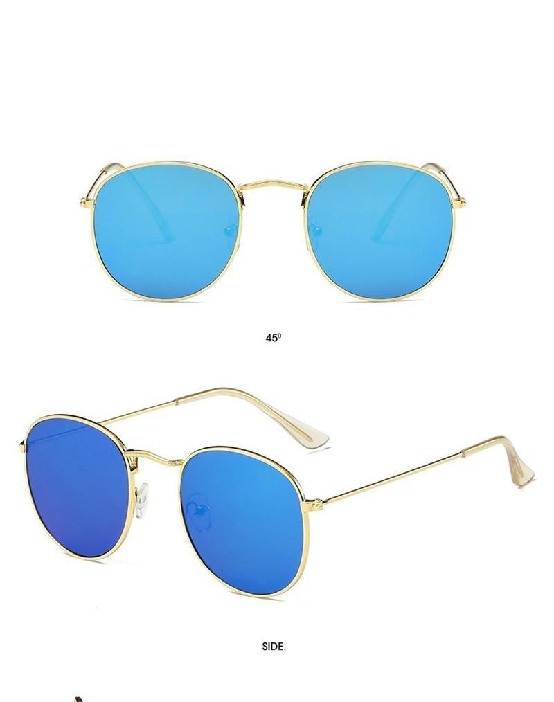 Petites lunettes de soleil rondes polarisées rétro pour hommes et femmes, lunettes de soleil rondes pour femmes, lunettes de créateur de marque nouvelle pour femmes/hommes, nouvelles lunettes rondes élégantes à petite monture