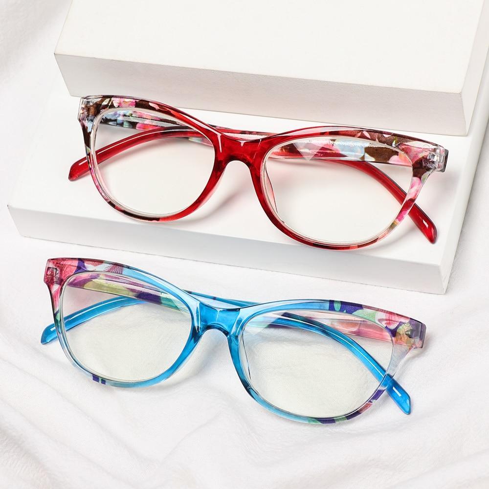 Lunettes de Lecture Œil de Chat Femme Homme Légères Presbyte Designer Monture Œil de Chat Dames Lecteurs d'Ordinateur Anti-Reflet Anti-UV Lunettes de Vue Dioptrie Presbytie +1.00~+4.0