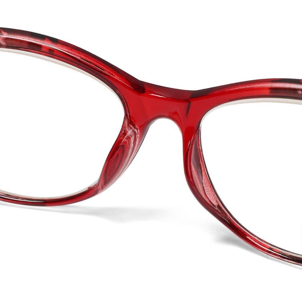 Lunettes de Lecture Œil de Chat Femme Homme Légères Presbyte Designer Monture Œil de Chat Dames Lecteurs d'Ordinateur Anti-Reflet Anti-UV Lunettes de Vue Dioptrie Presbytie +1.00~+4.0