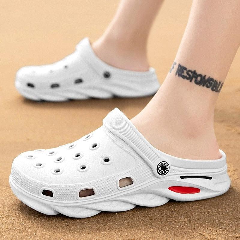 Sandales d'extérieur Semelle Souple Chaussures de Plage Homme et Femme Même Style Convient pour l l'été Chaussons à Plateforme Homme Sandales de Sport Homme Chaussons d'extérieur et d'intérieur Sandales Légères