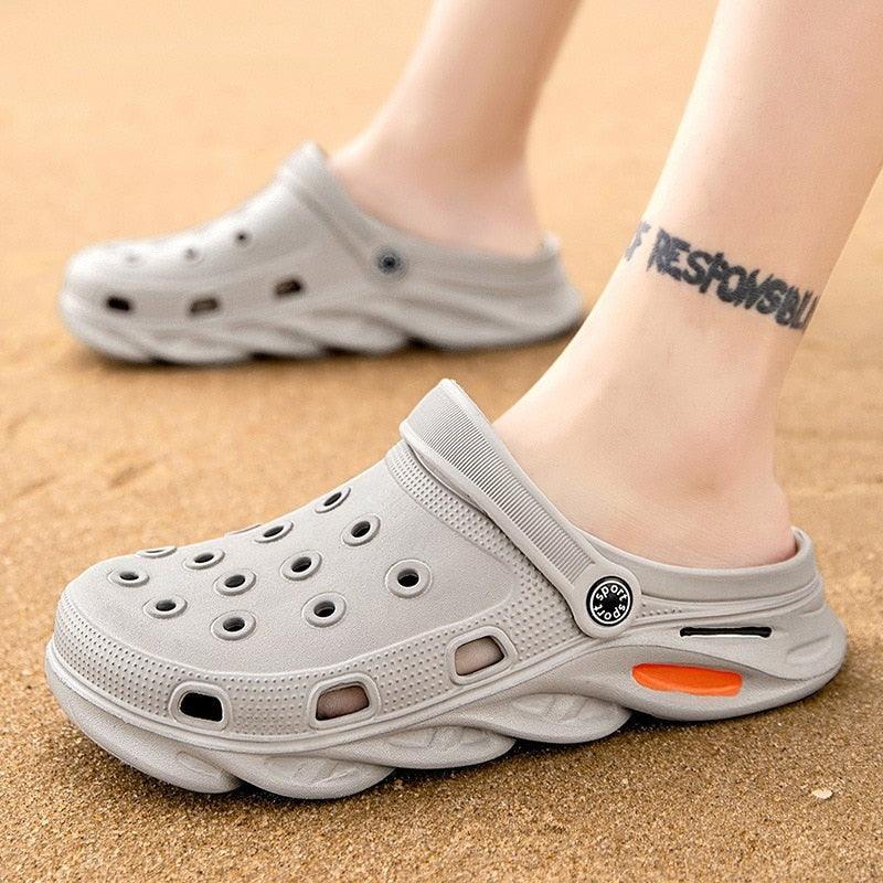 Sandales d'extérieur Semelle Souple Chaussures de Plage Homme et Femme Même Style Convient pour l l'été Chaussons à Plateforme Homme Sandales de Sport Homme Chaussons d'extérieur et d'intérieur Sandales Légères